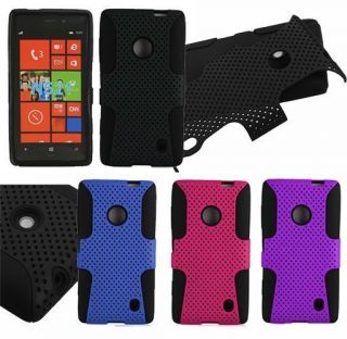 For Nokia Lumia 520 Cover Apex Dual Hybrid Double Layer Protector Case