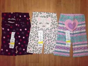 $36 Lot 3 Mts Old Newborn Baby Girls Clothing Clothes Leopard Poka Dot Pants