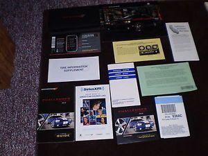 2012 Dodge Challenger SRT 8 Car Owners Manual Books SEALED DVD Brochure Case