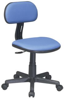 Blue Fabric Childrens Child's Computer Desk Task Chair New