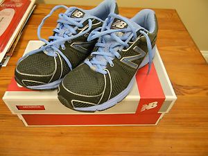 Womens Ladies New Balance Athletic Running Shoes W490GB1 Grey Baby Blue Ladies