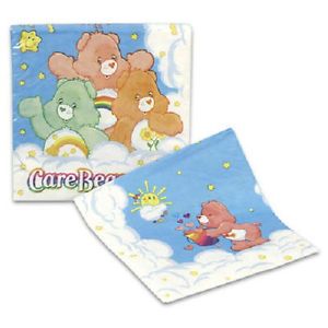 16 Care Bears Large Lunch or Dinner Napkins Birthday Party Supply Baby Shower