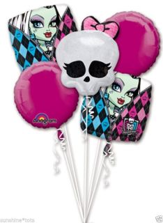 Monster High Birthday Party Balloons Bouquet Supplies Decorations