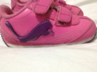 Toddler Girls Puma Speeder Illuminescent Shoes Sneakers Pink Light Up Size 6