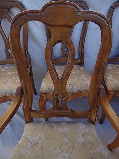 6 Ethan Allen Chateau Normandy Country French Legacy Maple Dining Room Chair Set