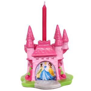 Disney Princess 1 Castle Cake Topper Candle Holder Birthday Party Supplies