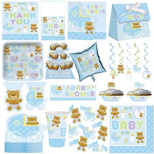 Blue Boys Teddy Baby Shower Decorations Party Supplies Girl All 17 Items Here