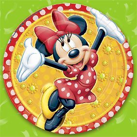 Minnie Mouse Party Supplies Plates Decoration Birthday Mickey Clubhouse x8 Girl