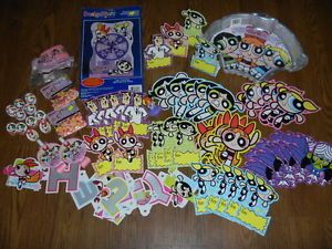 The Powerpuff Girls Birthday Party Game Supplies Cake Pan Banner Name Cards Lot