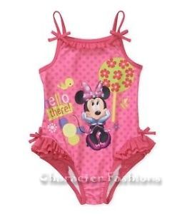 Minnie Mouse 12 18 24 M 2T 3T 4T 5T Girls Swimsuit Swim Bathing Suit Disney