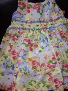 Blueberi Boulevard Floral Dress Size 4T
