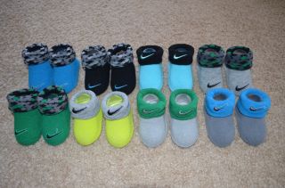 New Nike Jordan 1 Pair Booties Infant Baby Newborn 0 6 Months Boys Girls Socks