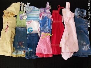 Lot Toddler Girls Size 3T 4T Spring Summer Clothes Outfits Skirts Dresses Tops