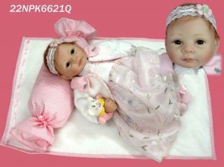 Reborn Baby Girl Dolls 20 inches Realistic Newborn Toy Silicone Vinyl Dolls 20"