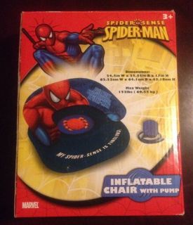 Ultimate Spider Man Inflatable Chair with Pump New