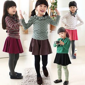 Girls Baby Kids Pleated A Line Skirt Child Clothing Toddlers Size 3 7 Years
