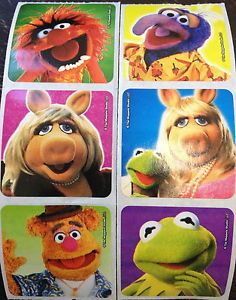 20 Disney Muppets Stickers Party Favors Reward Teacher Supply Kermit Piggy Gonzo