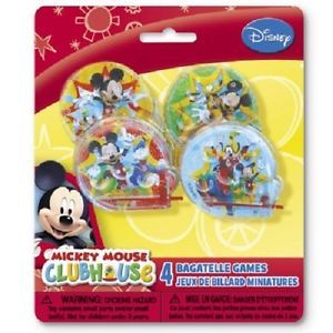 Disney Mickey Mouse 4 Bagatelle Games Birthday Party Supply Decorations