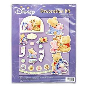 Disney Winnie The Pooh Friends Baby Decoration Kit Baby Party Supplies