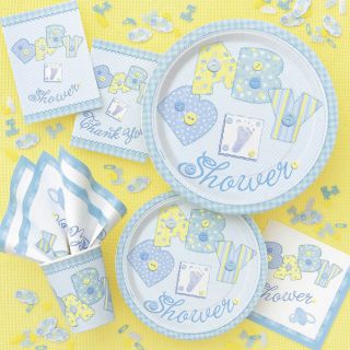 Baby Shower Blue Boy Party Tableware Decorations All The Items You Need