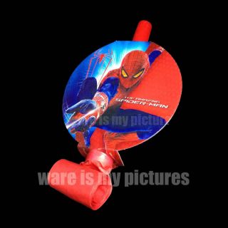 Spiderman Marvel Birthday Party Supply BLOWOUT Spider Man 6X Blowouts SM173
