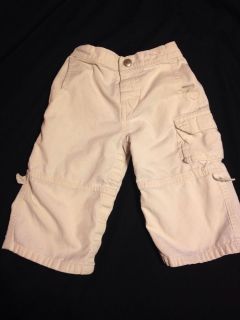 Baby Gap Khakis Cargo Pants Shorts Boy 12 18 MO