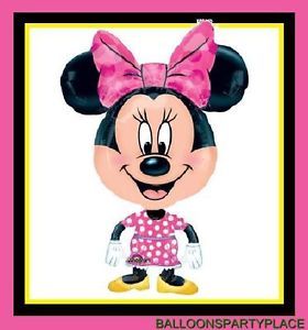 Minnie Mouse Airwalker Buddies Balloon Birthday Party Supplies Decoration Buddy