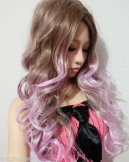 75cm Fashion Cute Women Girls Long Curly Hair Wigs Wig Cosplay Costume Party New