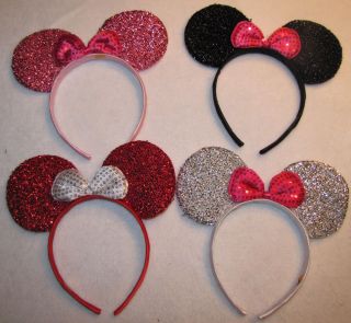 New Party Birthday Favor Mouse Ears Headband U Choose Color Costume Minnie