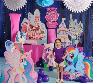 My Little Pony Ultimate Birthday Party Decoration Kit with Personalization