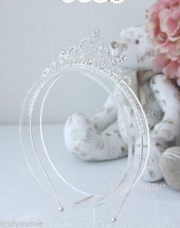 New Princess Prom Wedding Party Crystal Hair Band Headband Tiara Crown 0027D Hot