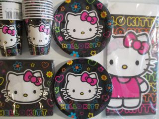 Hello Kitty Tween Birthday Party Supply Kit Pack Set for 16