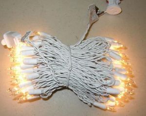 500 Clear Mini Outdoor Christmas Party String Lights 120 ft White Wire Free SHIP