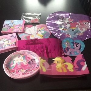 My Little Pony Birthday Party Supplies Plates Napkins Centerpiece Balloon