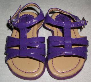 Children's Place Girls Sandals Toddler Size 3 Purple