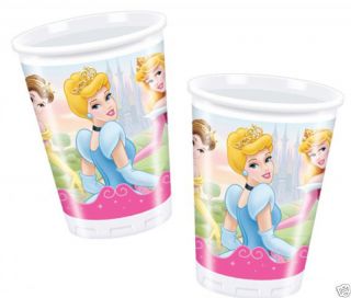 10 x Disney Princess Fariytale Party Plastic Cups
