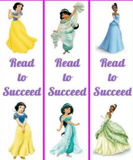 20 Disney Princess Cardstock Bookmarks Party Favors Cinderella Rapunzel Mulan