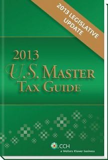 U s Master Tax Guide 2013 Legislative Update Book by CCH Tax Law Editors Paperb