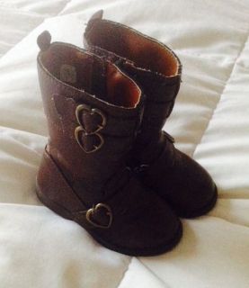 Toddler Girl Carter Brown Boots Size 6