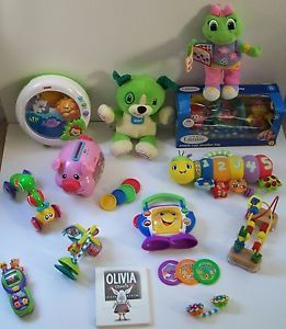 Big Toy Lot Baby Toddler Educational Vtech Leap Frog Fisher Price Lamaze  