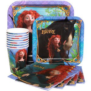 Disney's Brave Birthday Kit $170 Retail Girls Princess Merida Party Supplies