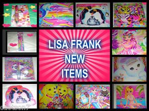 Lisa Frank U Pick Folders Erasers Gift Set Pencils Pens Dog Tiger Candy Girl