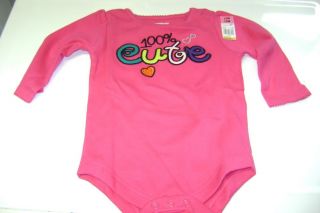 Valentines Day Shirt Long Sleeve Onesie Baby Girl 12 Months New Sewn