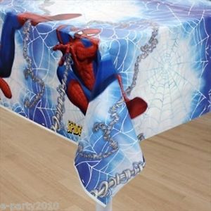 Amazing Spider Man Table Cover Super Hero Birthday Party Supplies Decoration