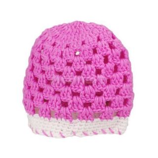 Gorgeous 0 2 Y Infant Baby Toddler Cotton Crochet Flower Hat Cap Beanie Rose