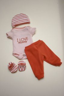 Sculpted OOAK Baby Doll Clothes Bodysuit Tiny Miracle Mini Reborn Preemie 10"