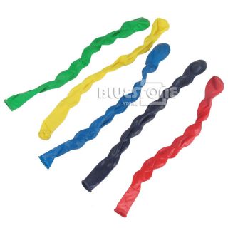 Colorful 40 Pcs Balloons Latex Spiral Birthday Party Festival Holiday Decoration