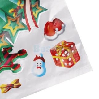 3X Christmas Tree Wall Decoration Sticker Decal Party Bag Fillers Kids Craft