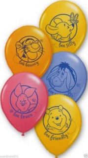 Winnie The Pooh Friends Party Latex Balloons