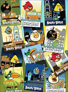 Angry Birds Stickers Decals 12 Pcs Huge Lot Party Favors Collection Set